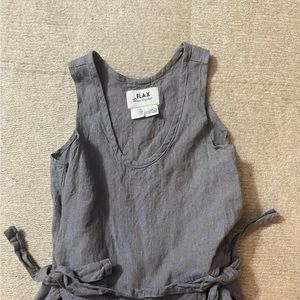 FLAX 100% Linen Maxi Dress